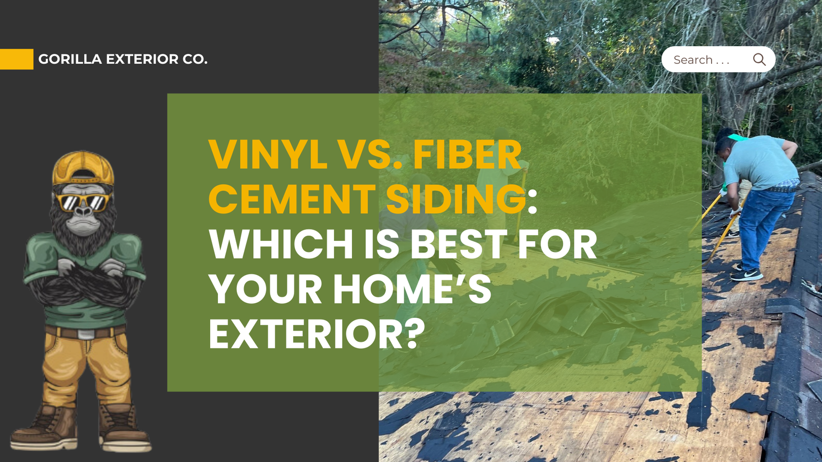 Vinyl vs. Fiber Cement Siding